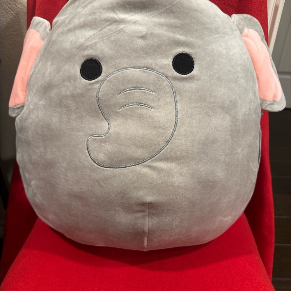 Squishmallows Gray Elephant Plush